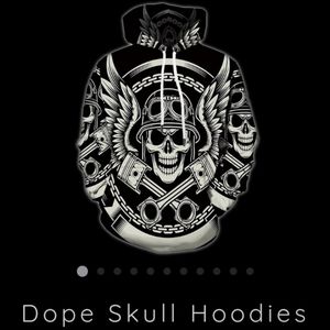 DOPE SKULL & BIKER HOODIES